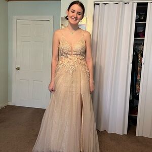 Pinkish prom dress